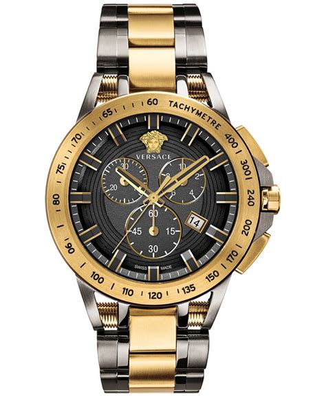 Versace Sport Tech Chronograph Stainless Steel Watch 